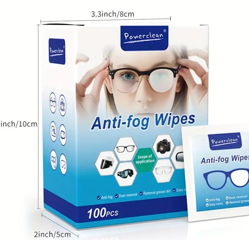 Cleaner Lens Wipes, Eye Glasses Cleaner Wipes(100 pics)