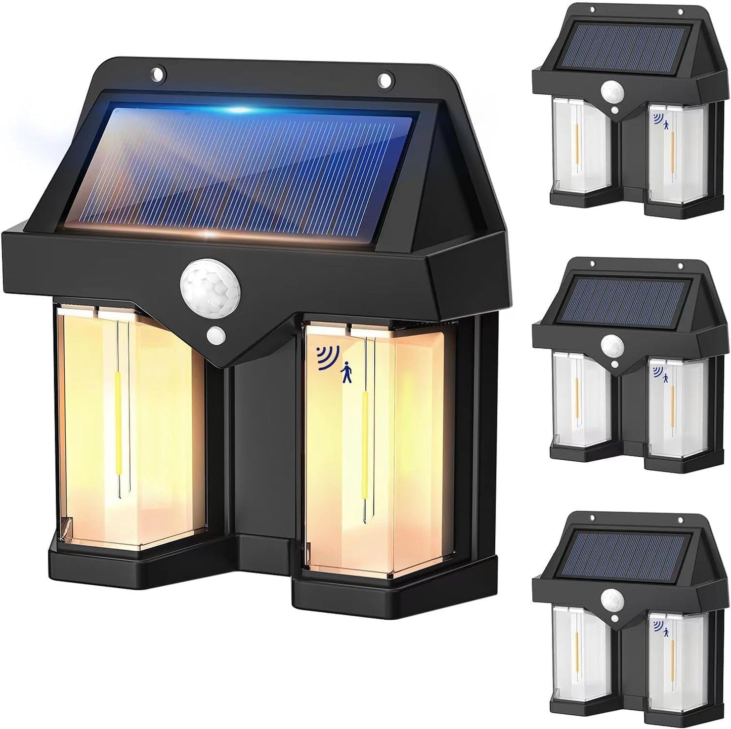 Solar Wall Lantern with 3 Modes & Motion Sensor