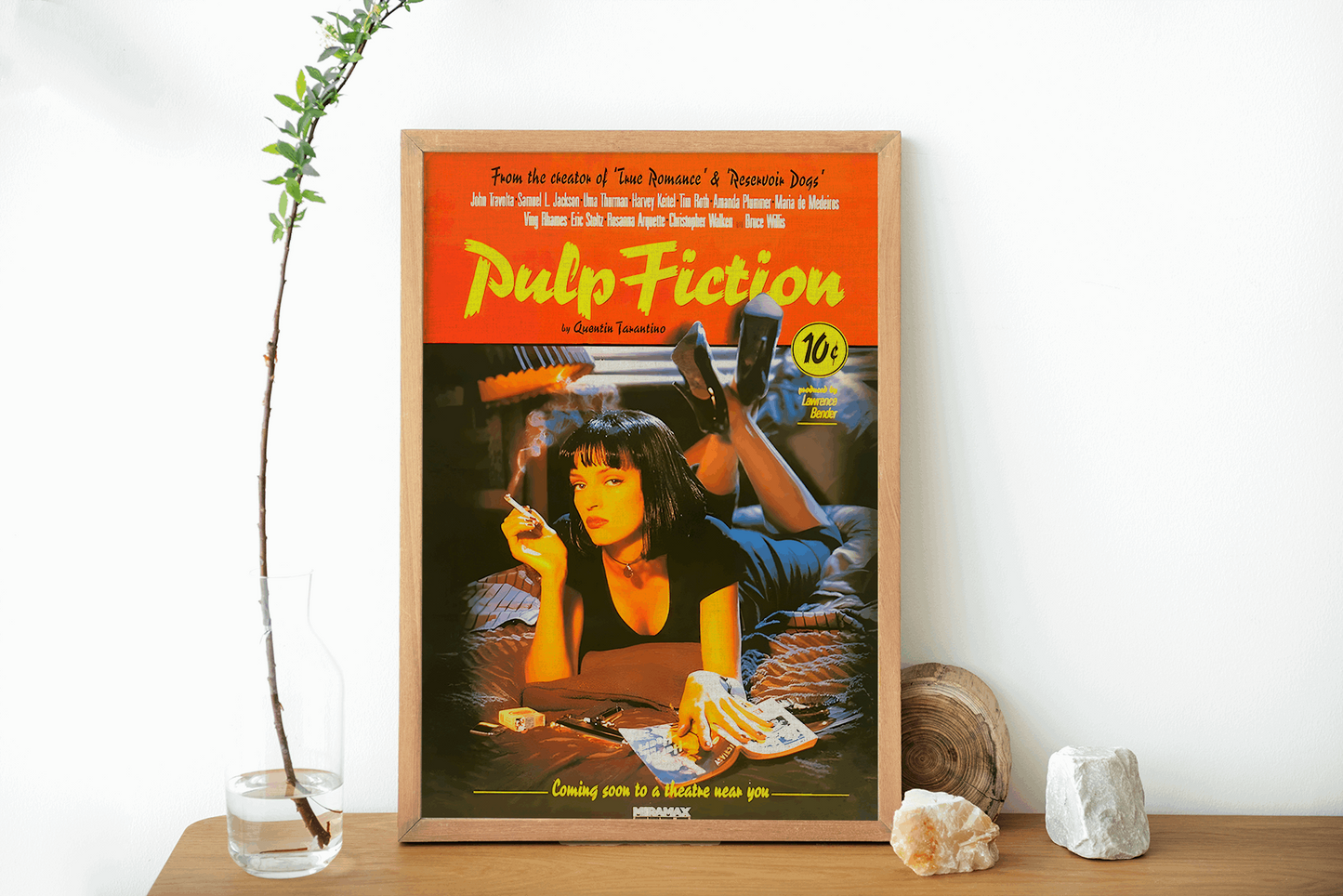 Pulp Fiction Vintage Poster Wall Photo Frame